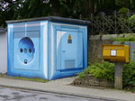 FZ016035 Electricity house painted as plug socket.jpg